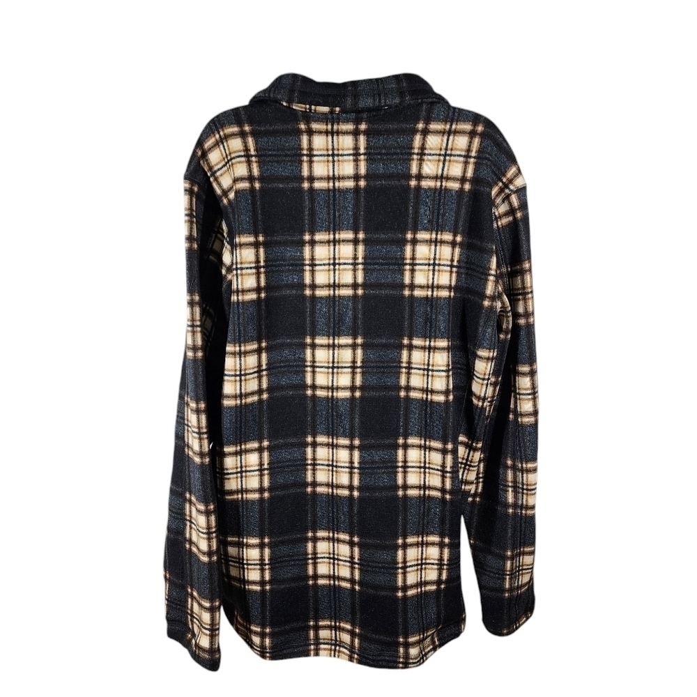 POWDER RIVER OUTFITTERS PLAID HALF ZIP PULLOVER - Picture 4 of 11